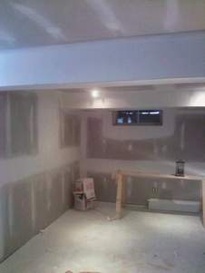 basement drywall